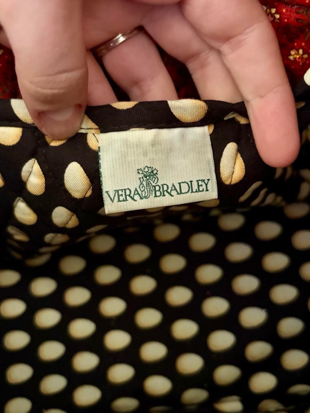 90s Vera Bradley Chanticleer Chicken Paddy Tote Bag - Picture 7 of 7